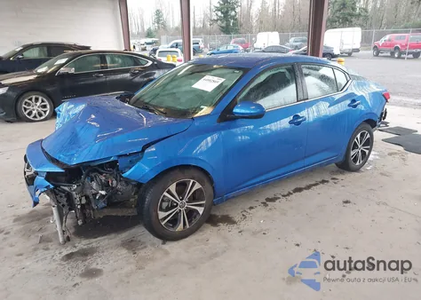 2021 Nissan Sentra Sv Xtronic Cvt z USA, uszkodzony, nr VIN 3N1AB8CV0MY262488